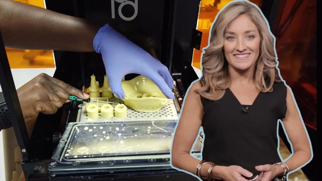 COVID-19: Orthodontic company using 3D printers to make vent parts and face shields