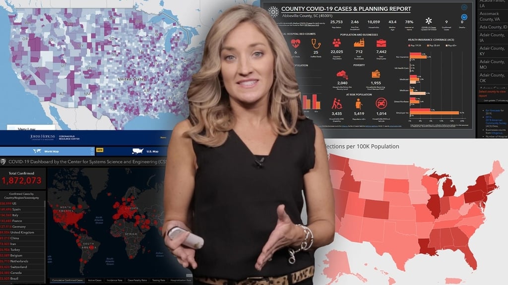 How maps are helping track the pandemic