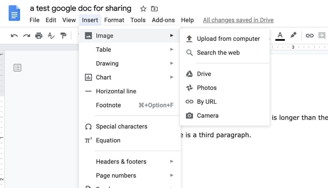 How to add images, tables, and drawings to a Google Doc file - TechRepublic