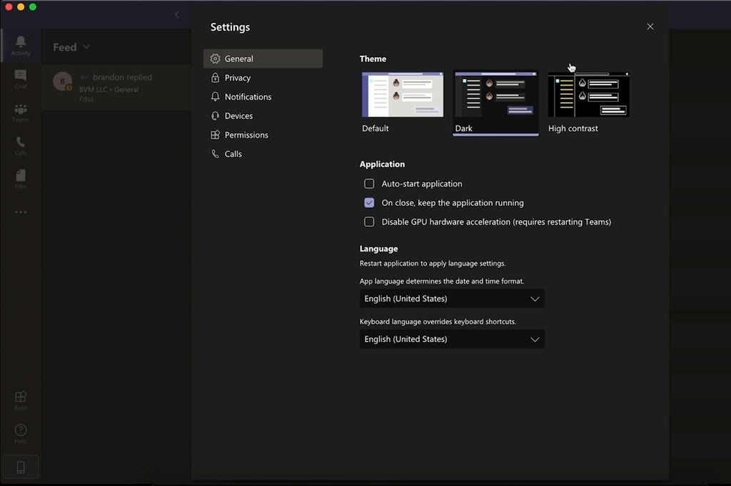 Microsoft Teams: How to turn on dark mode
