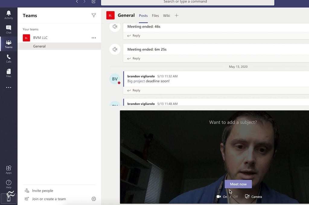 Microsoft Teams: How to host a meeting and invite others