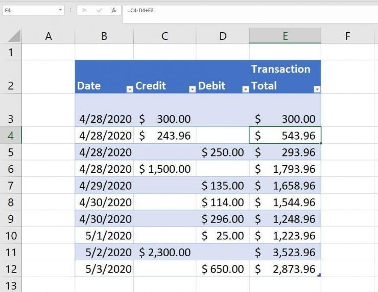 How to calculate conditional subtotals in an Excel revenue sheet ...