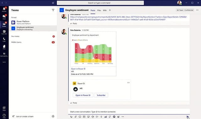 Microsoft Teams is now your hub for apps and work–especially remote work