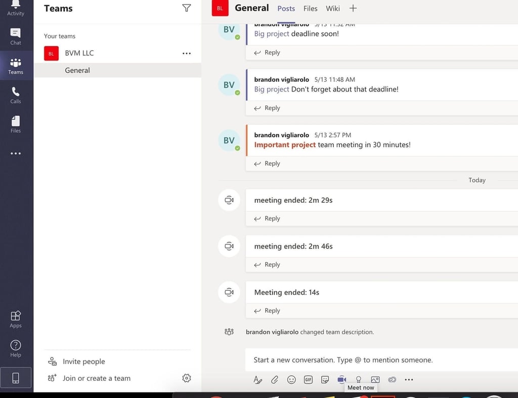 How to host a meeting and invite others in Microsoft Teams