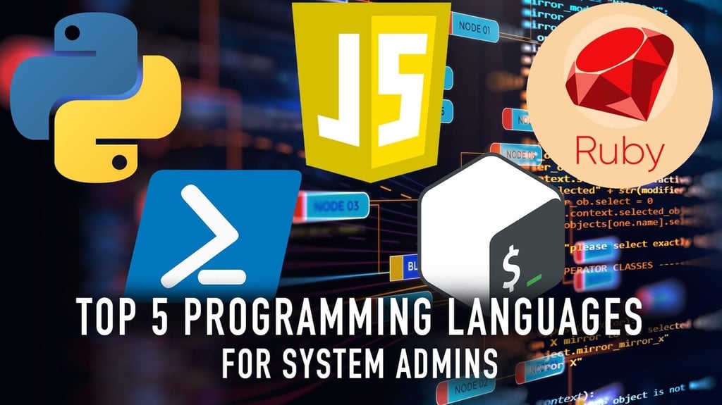 Top 5 programming languages for systems admins to learn