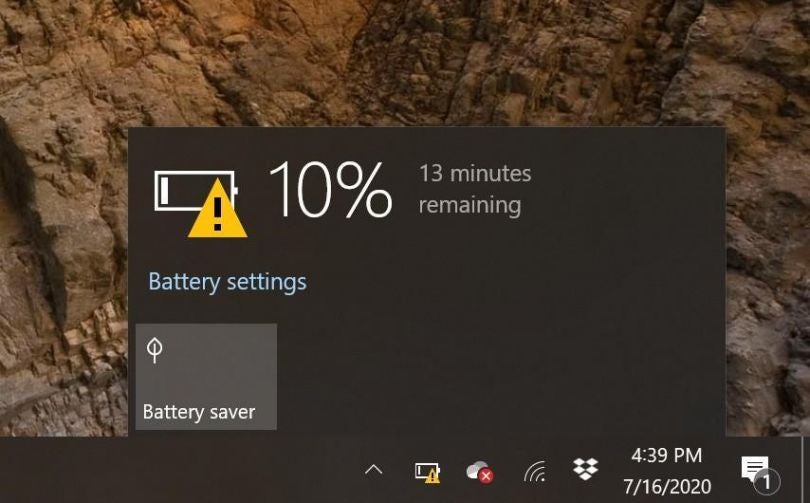 How to customize low-battery warnings in Windows 10 | TechRepublic