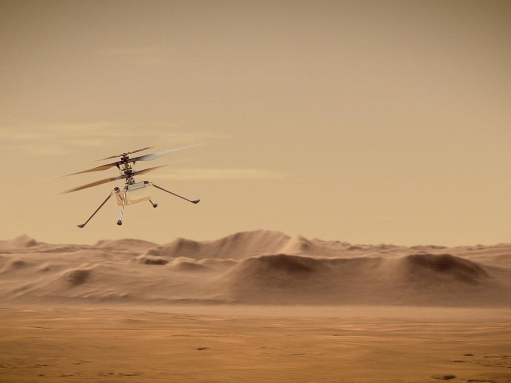 Photos: Mars helicopter set to take its maiden flight on the Red Planet