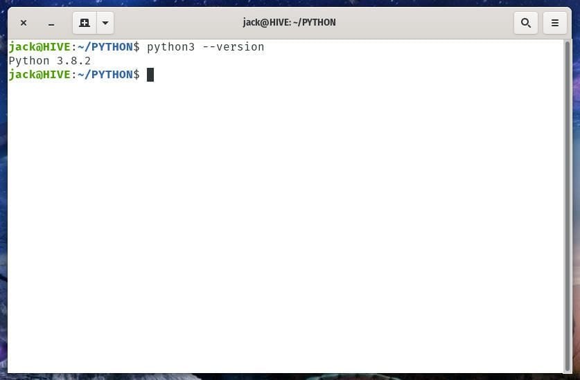 How to create and run a Python app
