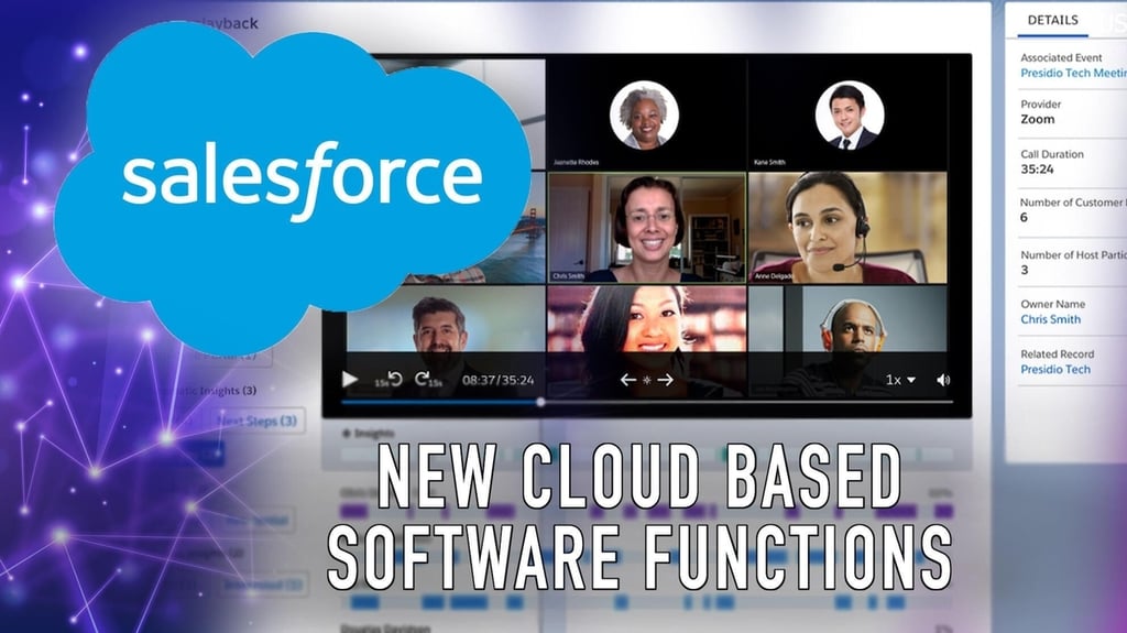 Salesforce rolls out Meetings, Einstein Video Call Coaching and more tools as sales orgs go virtual