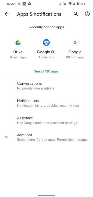 How to enable notification history for Android 11