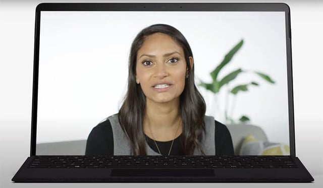 Microsoft’s new feature uses AI to make video chat less weird