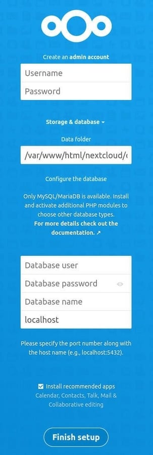 How to install Nextcloud 20 on Ubuntu Server 20.04