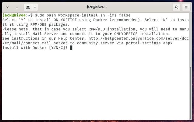 How to deploy the ONLYOFFICE Workspace Community Edition on Ubuntu Server 20.04