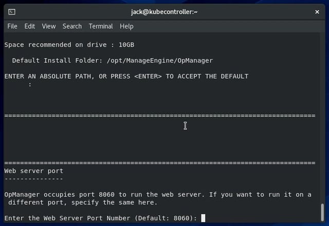 How to install the ManageEngine OpManager on your data center servers