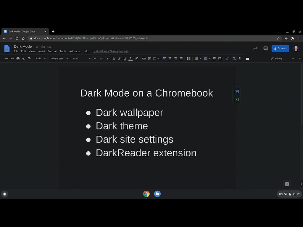 How to achieve (mostly) dark mode on a Chromebook: 4 tips