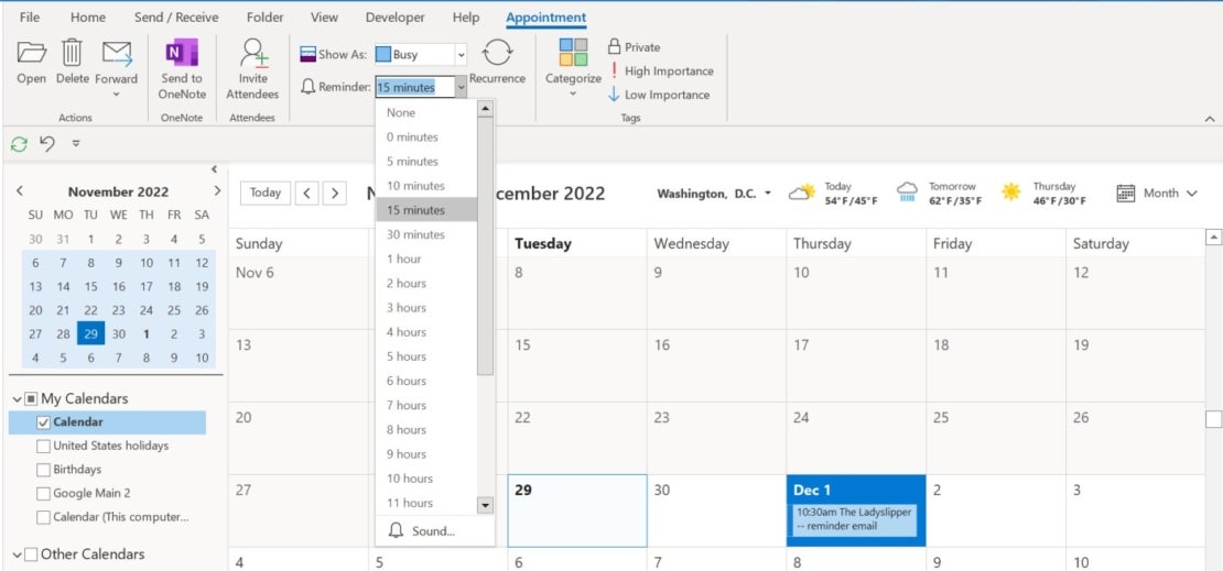 How to use reminders in Microsoft Outlook | TechRepublic