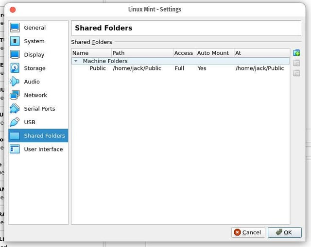 How to share folders between VirtualBox guest and host