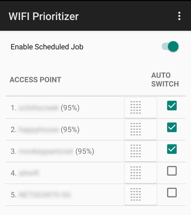 How to prioritize networks on Android