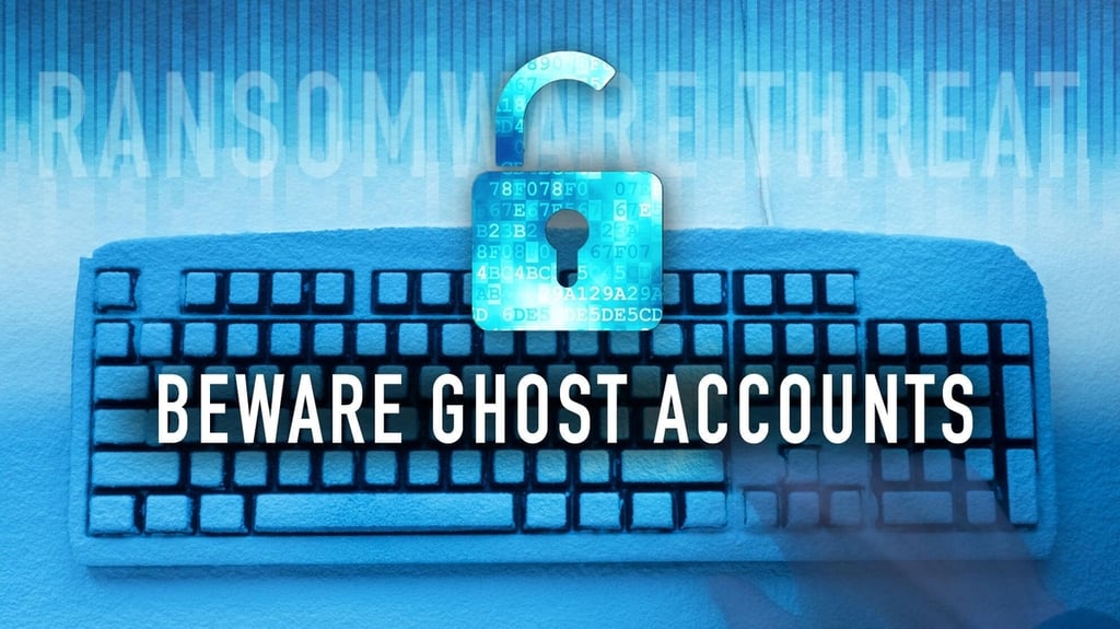Ransomware can be installed via ghost accounts