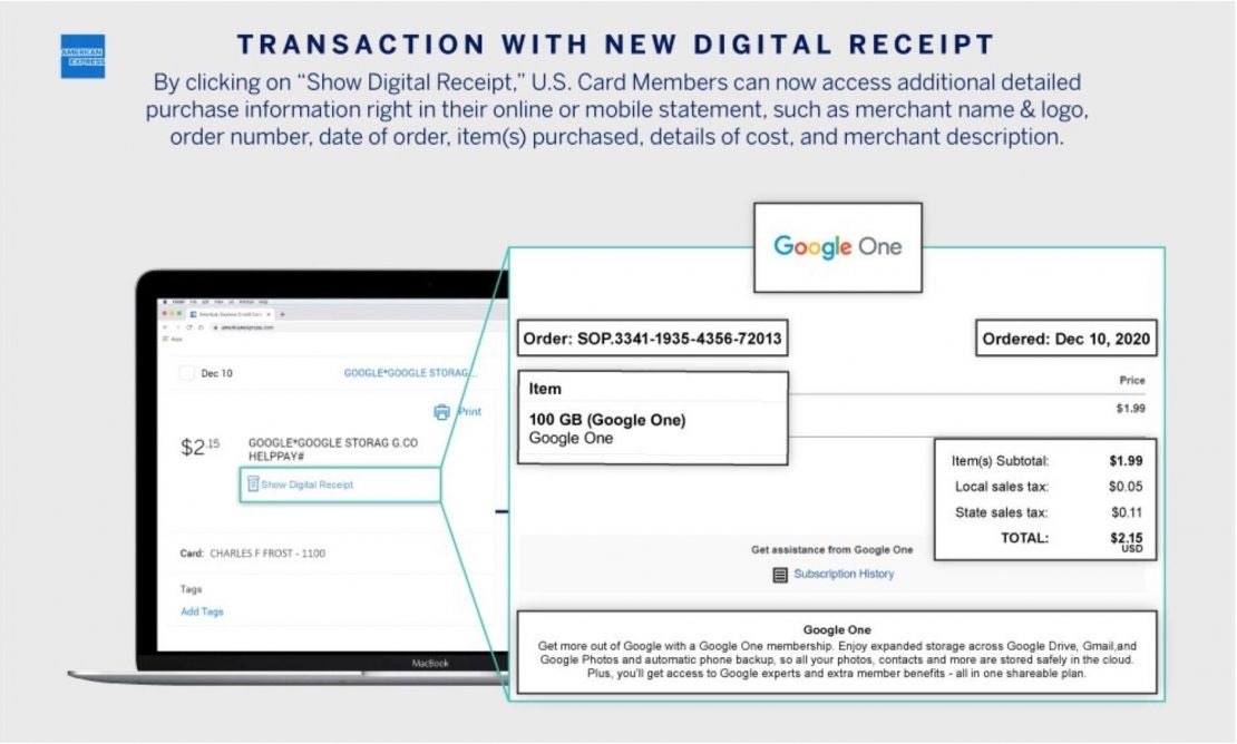 American Express Rolls Out New Digital Receipts Feature | TechRepublic