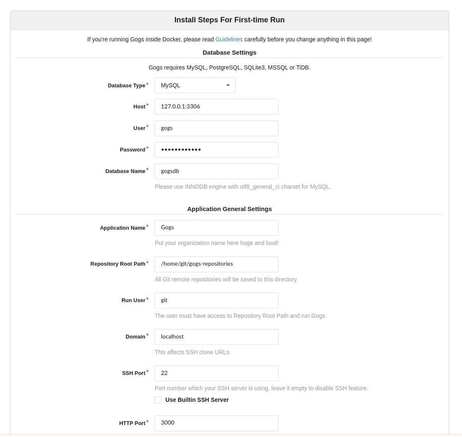 How to host your own local Git repository with Gogs