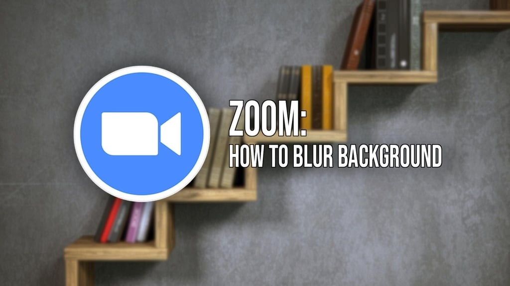 Zoom: How to blur your background in a video meeting