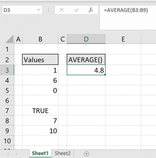 How to do more advanced averaging in Excel | TechRepublic