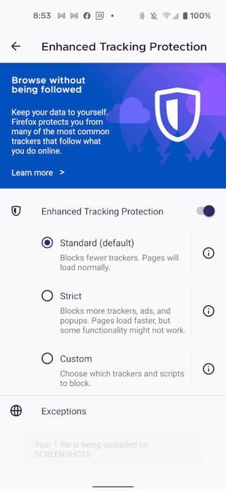 Firefox Total Cookie Protection comes to mobile and desktop versions