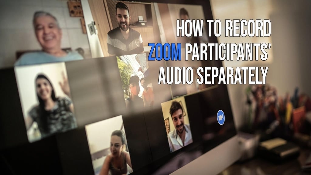 Zoom tip: How to record separate audio for each person in your video meeting