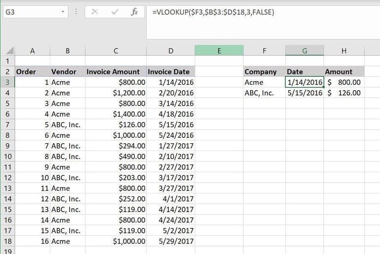 How to conditionally return the last value in a column in Excel ...
