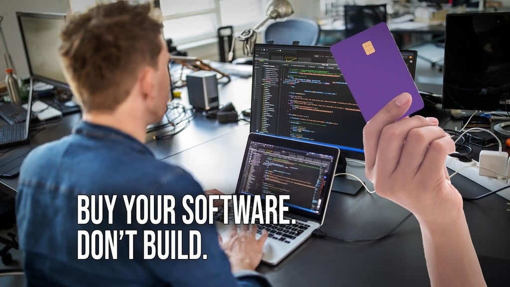 Why you should buy, not build, software: 5 reasons