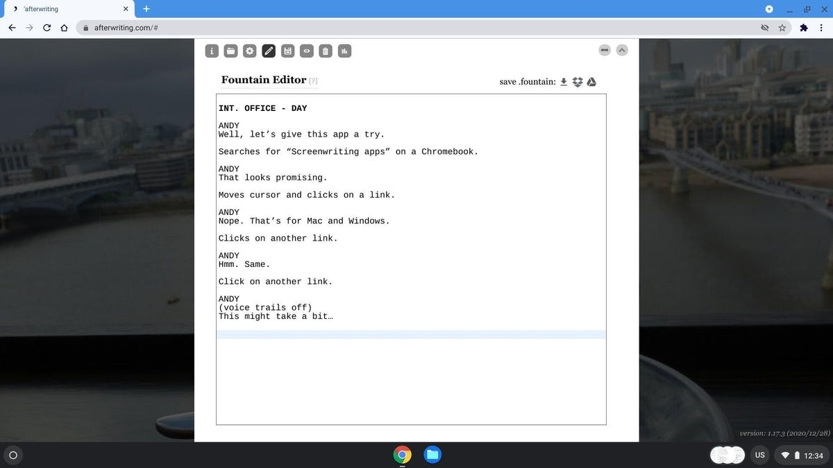 novel writing software for chromebook