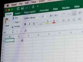 A blank Excel spreadsheet