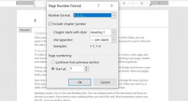How to include the chapter number with a Word document's page number ...