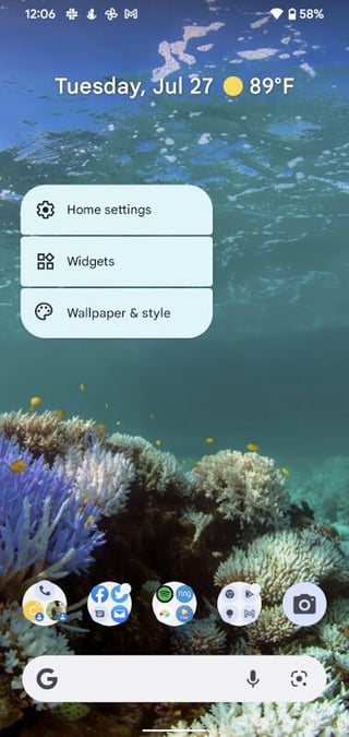 How to enable themed icons in Android 12