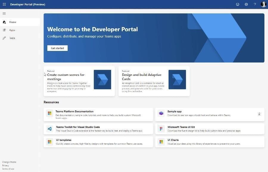 Build custom Microsoft Teams apps with the new Teams Developer Portal