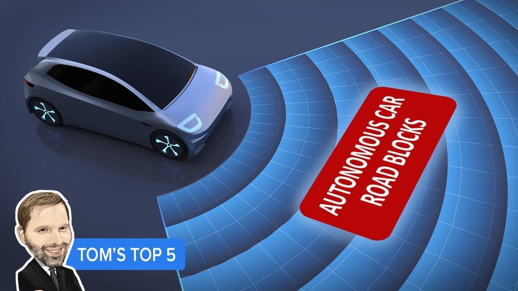 Roadblocks to autonomous cars: Top 5