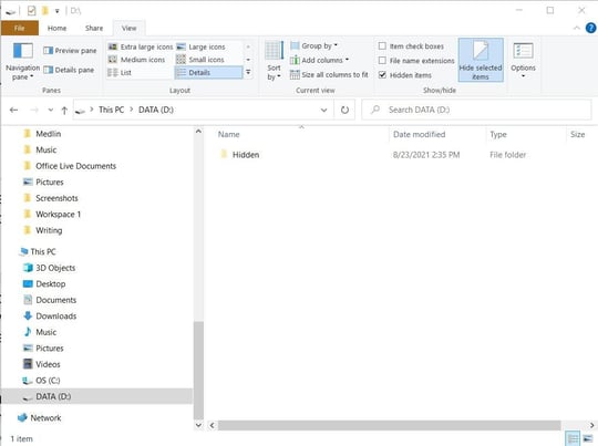 How to create a hidden, nearly undeletable folder in Windows 10 ...