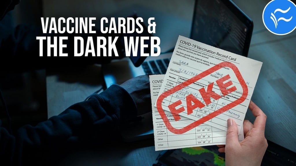 Dark Web sees spike in fake COVID vaccine card sales