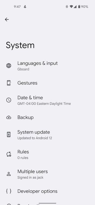 How to enable and use one-handed mode in Android 12