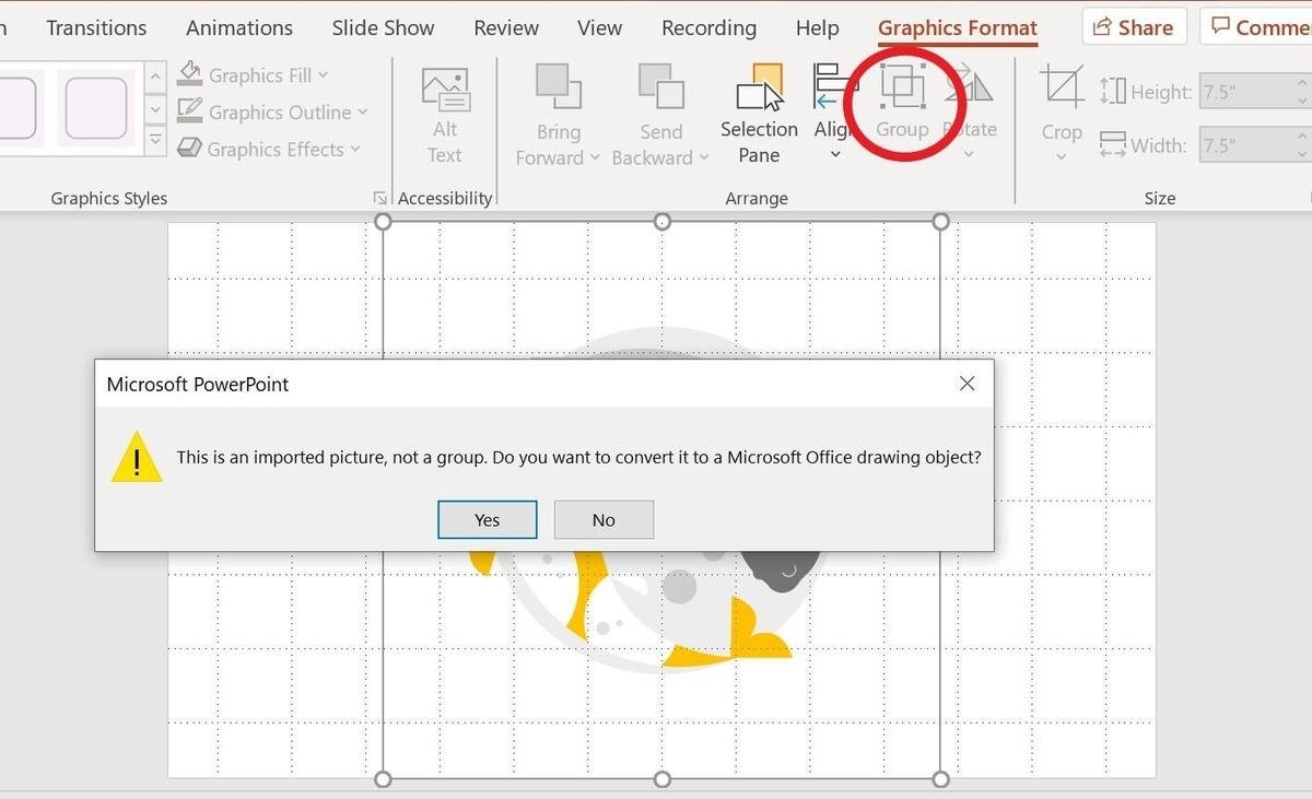 how to make graphical presentation in powerpoint