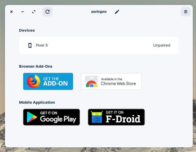 How to sync Android to Zorin OS 16