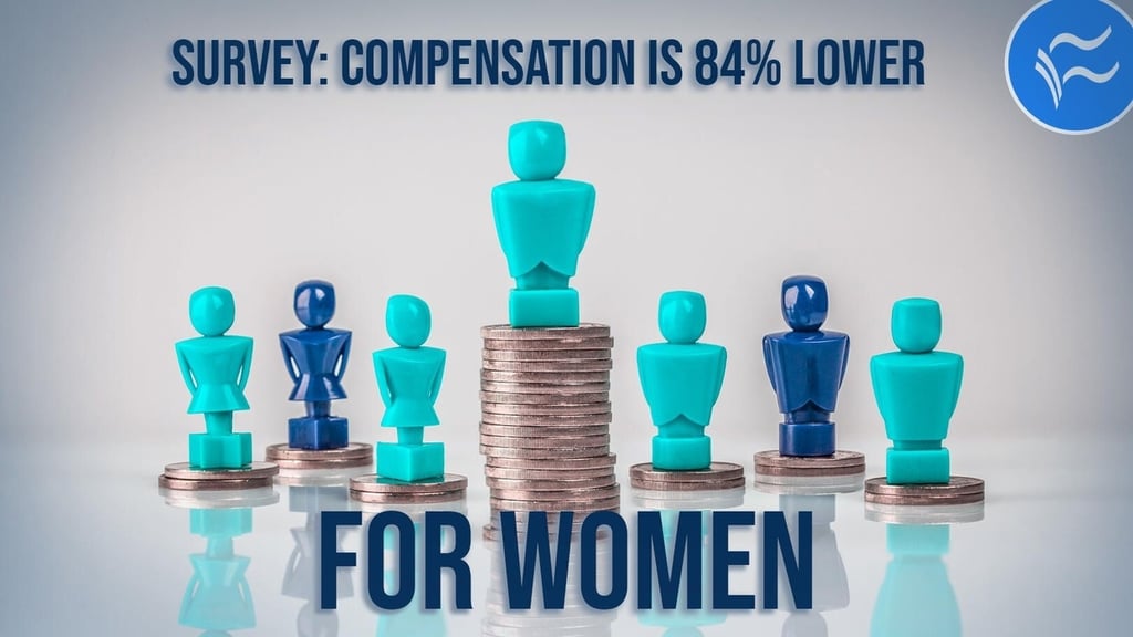 Women are still getting paid a lot less than their male counterparts, study says