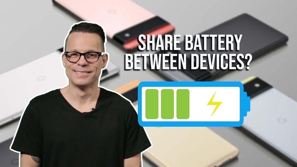 You can use your Pixel 6 to charge other devices with Battery Share