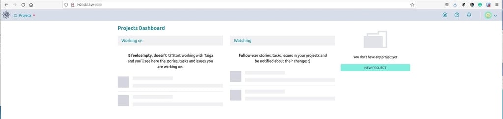 How to quickly deploy the Taiga kanban platform with Docker