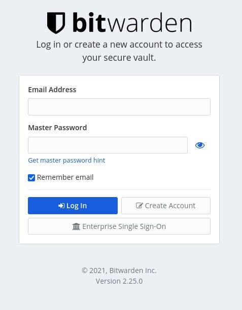 How to deploy a Bitwarden server with Docker