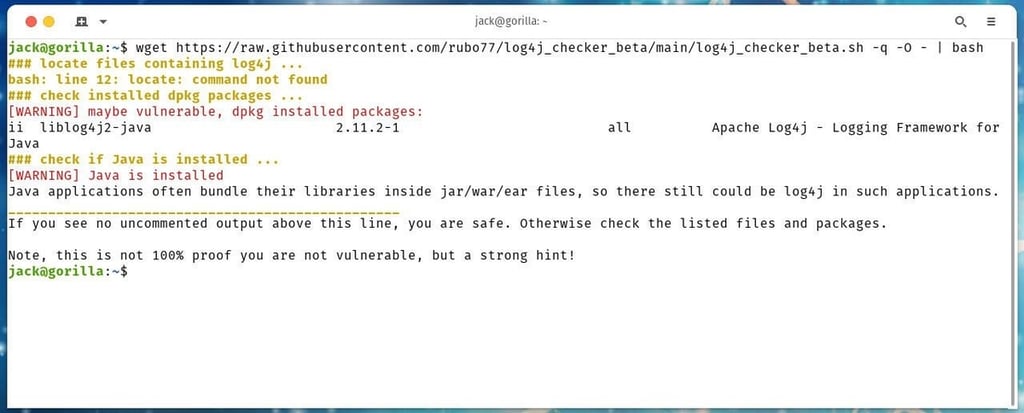 How to test if your Linux server is vulnerable to Log4j