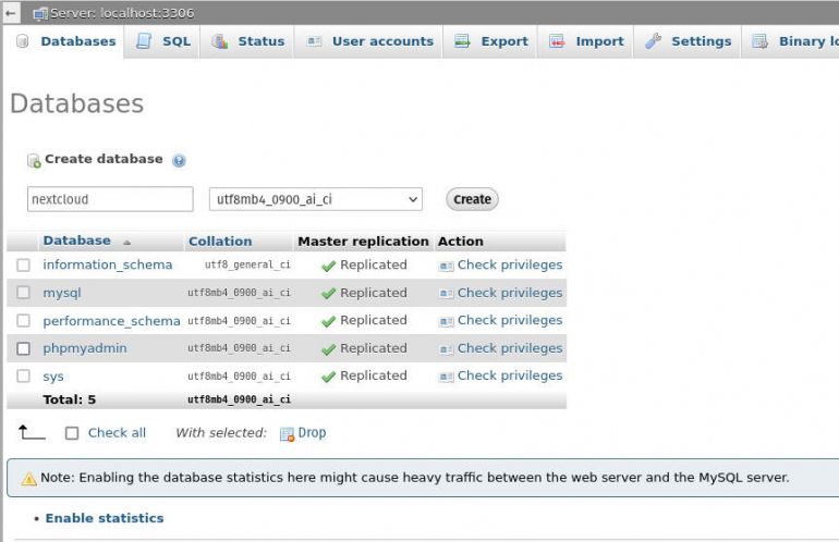 How to quickly back up and restore a database with phpMyAdmin ...