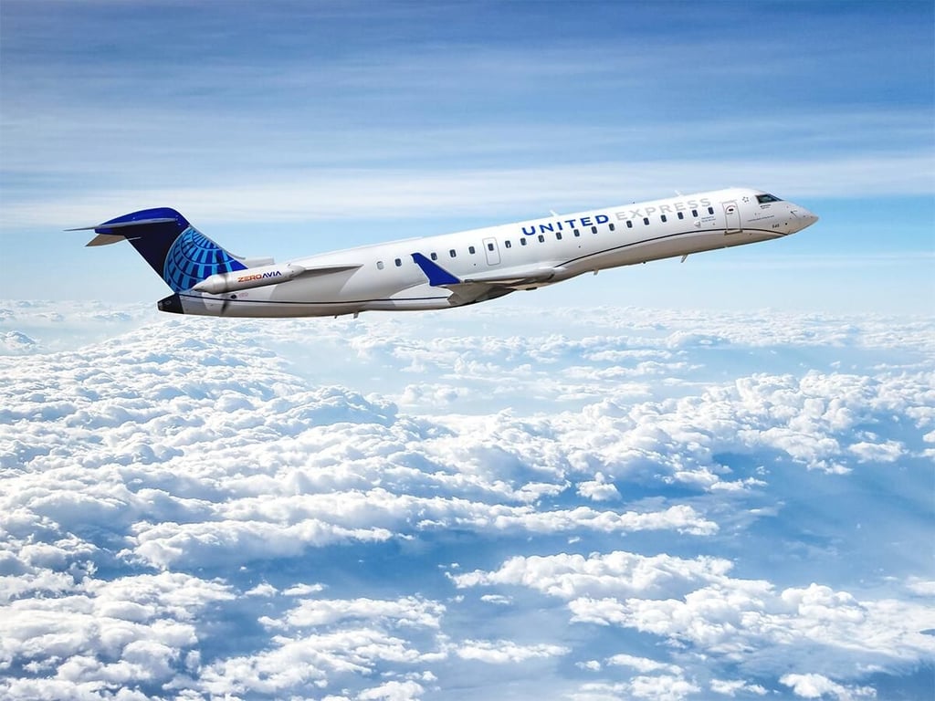 New deal means United Airlines may be flying hydroelectric planes as early as 2028