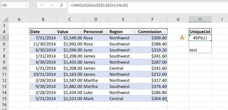 How to use the spill range in Excel | TechRepublic